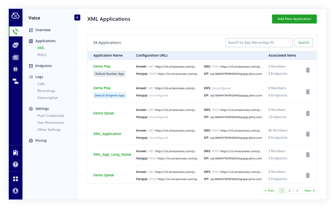 New collapsible side navigation replacing the combined top-and-side pattern