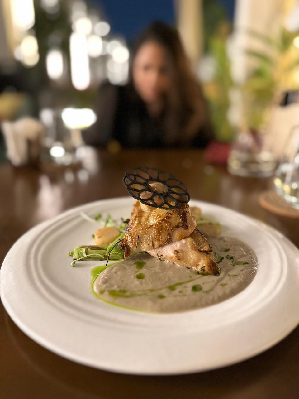A long lunch at a restaurant